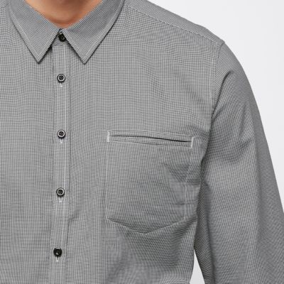 Grey Vito smart pocket shirt